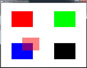 OpenGL Blending Example